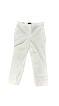 Size 10 Talbots Chatham Ankle Pants White