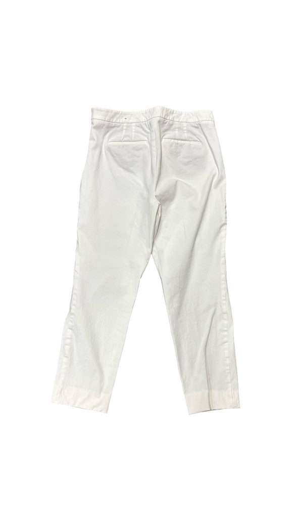 Size 10 Talbots Chatham Ankle Pants White