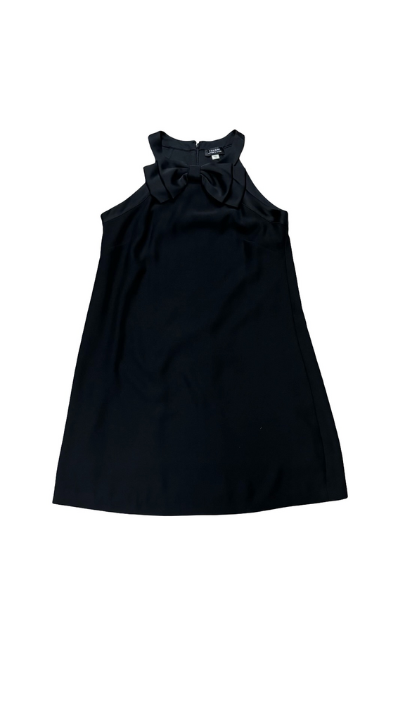 Size 10 Tahari Arthur S. Levine Black Dress with Bow