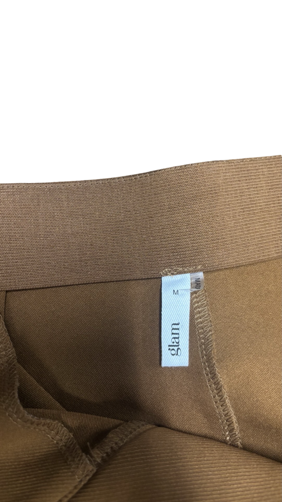 Medium Women's “Glam” Brown Wide Leg Pants