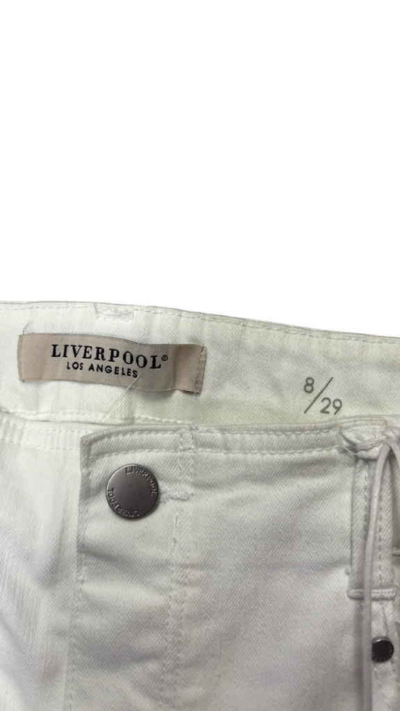 Size 8 Liverpool Women's White Jeans
