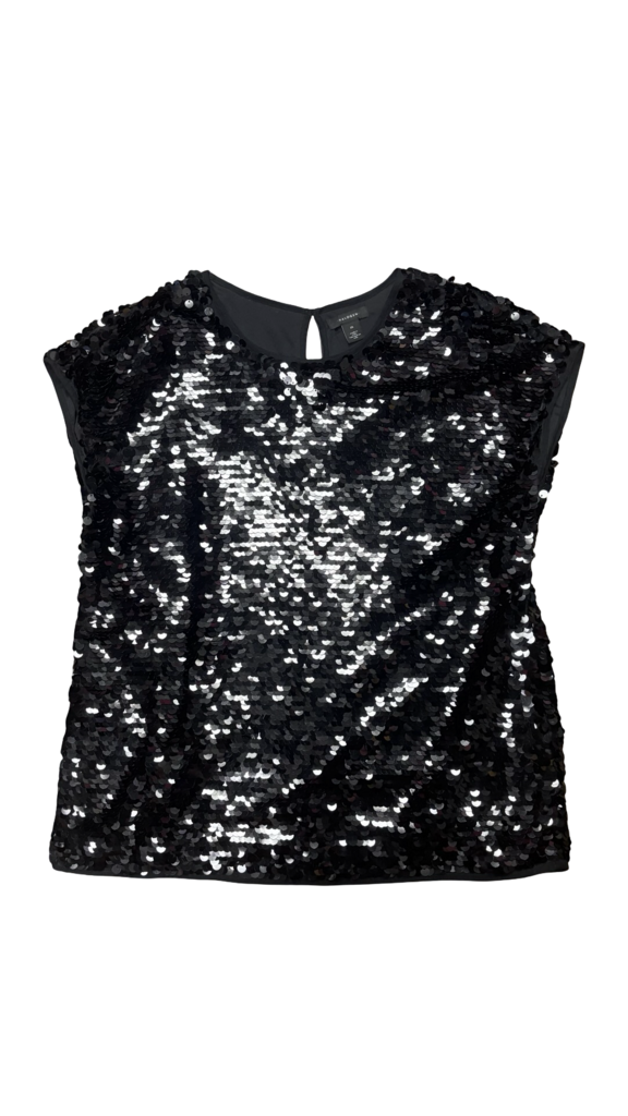 Medium Halogen Black Sequin Top