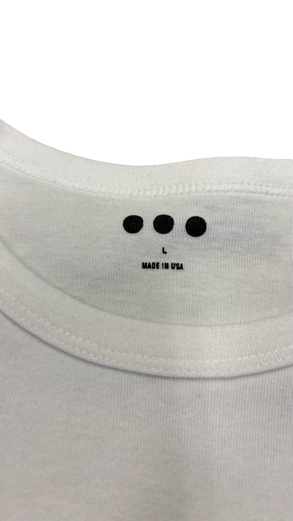 Large White Short Sleeve T-Shirt