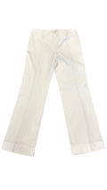 Size 6 Trina Turk Women's White Flared Pants