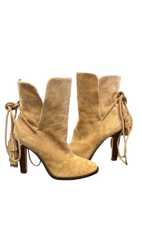 Size 37.5 Joie Suede Leather High Heel Boots
