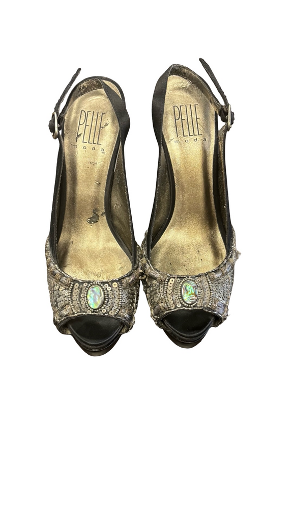 Size 8- Pelle Moda Women's Slingback Heels