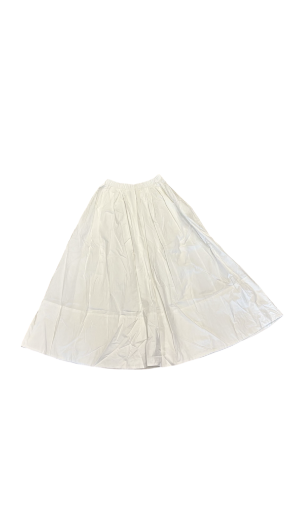 Size 10- DISSH White Maxi Skirt