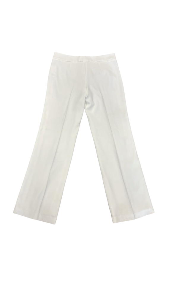 Size 6 Trina Turk Women's White Flared Pants
