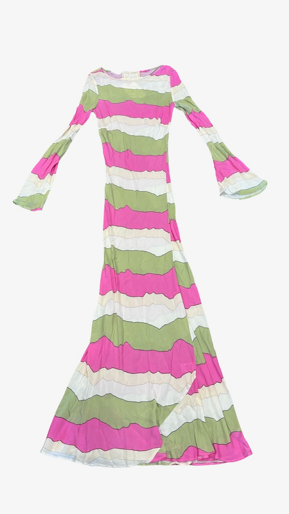 Medium Pippa Colorful Striped Maxi Dress