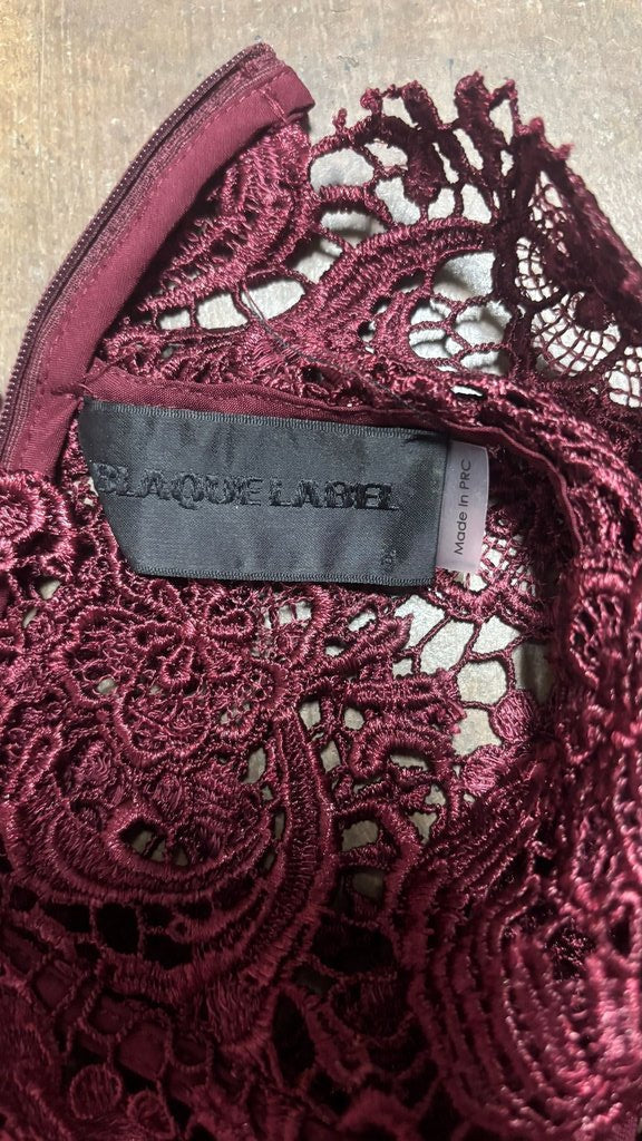 Medium BLAQUE LABEL Burgundy Lace Dress