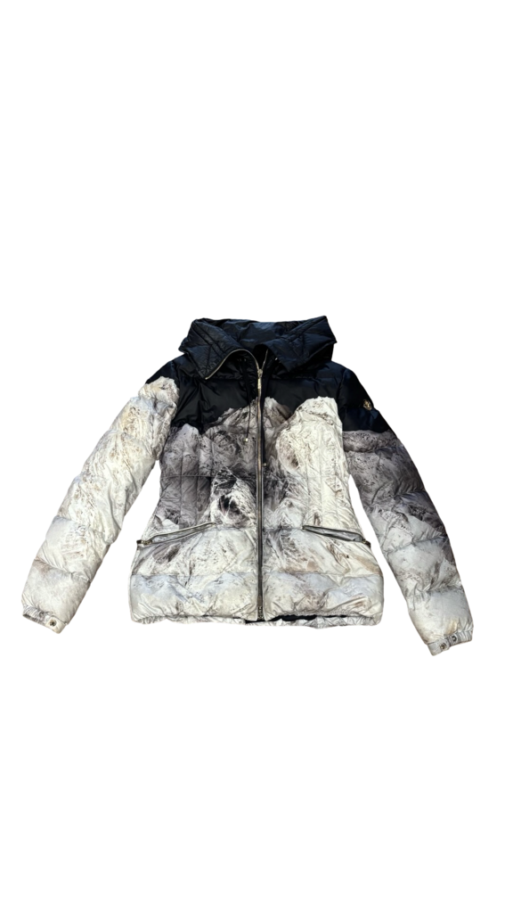 Size 2 Moncler Puffer Jacket with Hood