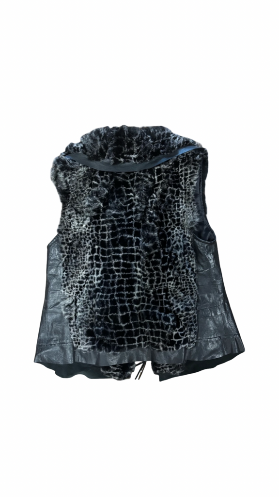 S- Dana Stein Women's Faux Fur Vest