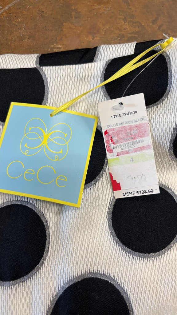 Size 4 CeCe Polka Dot Dress
