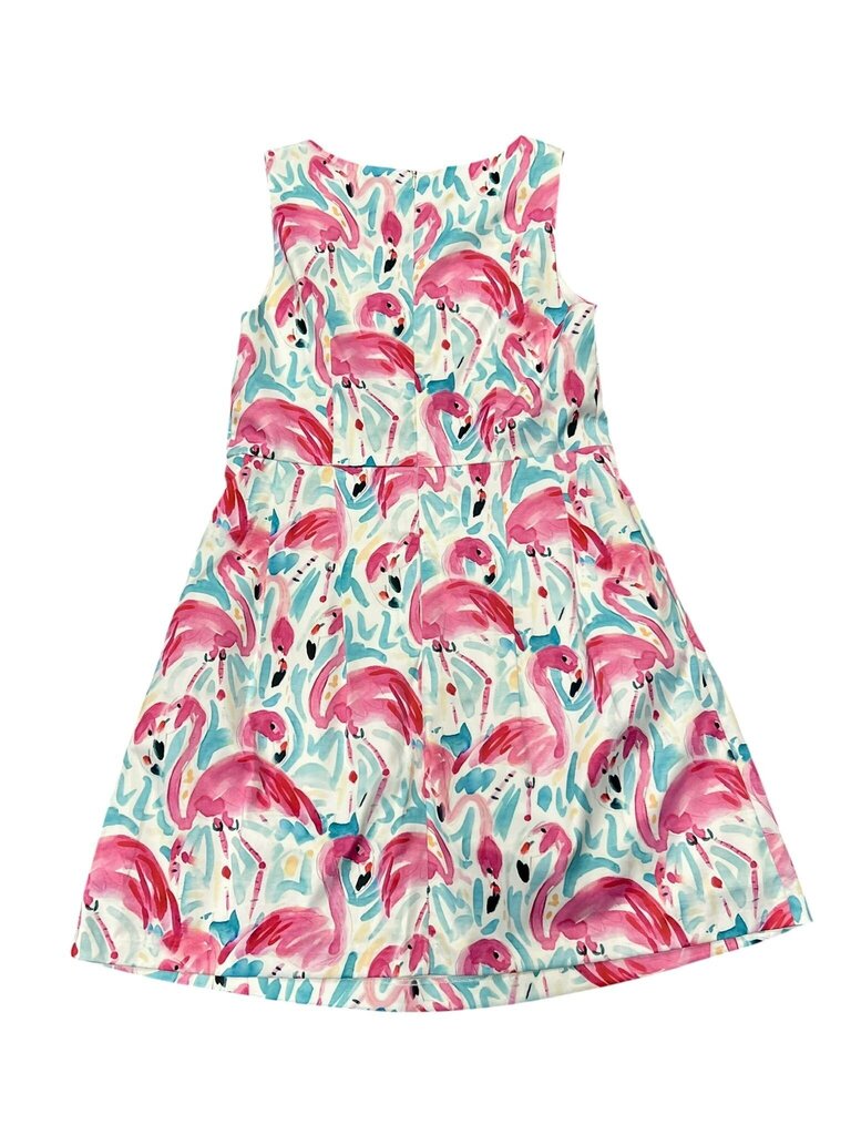 Medium “Jade” Flamingo Print Dress