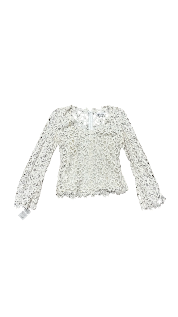 Size 6 Chetta B Women's Lace Long Sleeve Top