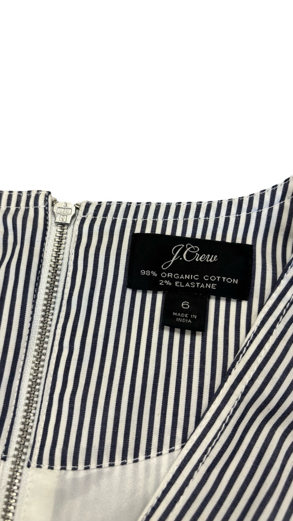 Size 6 J.Crew Striped Jumpsuit