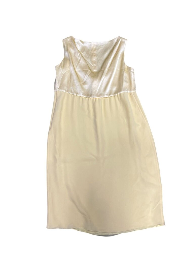 Size 12 Valentino Women’s Yellow Silk Dress