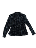 Size 10 Armani Collezioni Black Velvet Shirt