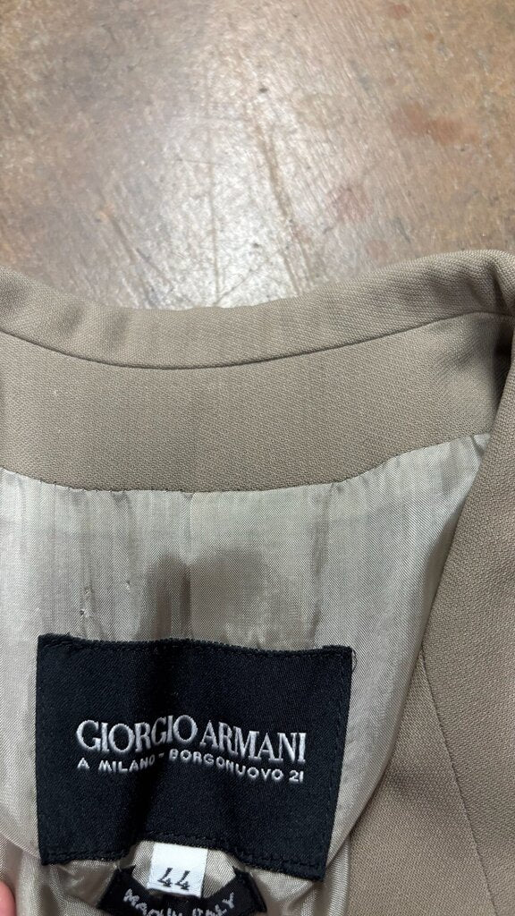 Size 44 Giorgio Armani Women's Beige Blazer and Pant Set