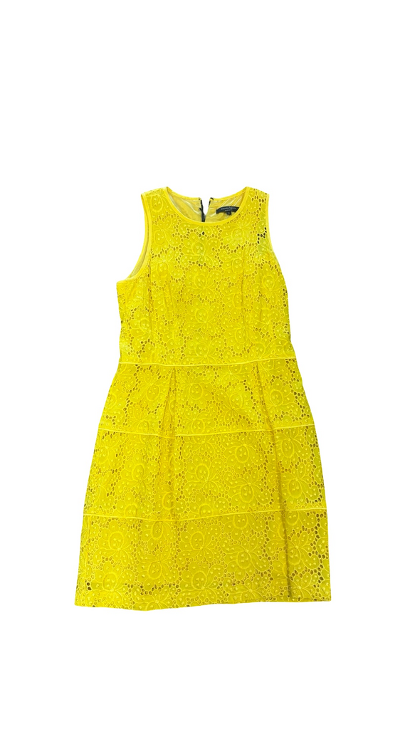 Size 8 Nanette Lepore Yellow Lace Dress The Revolving Closet Size 8 Nanette Lepore Yellow Lace Dress The Revolving Closet