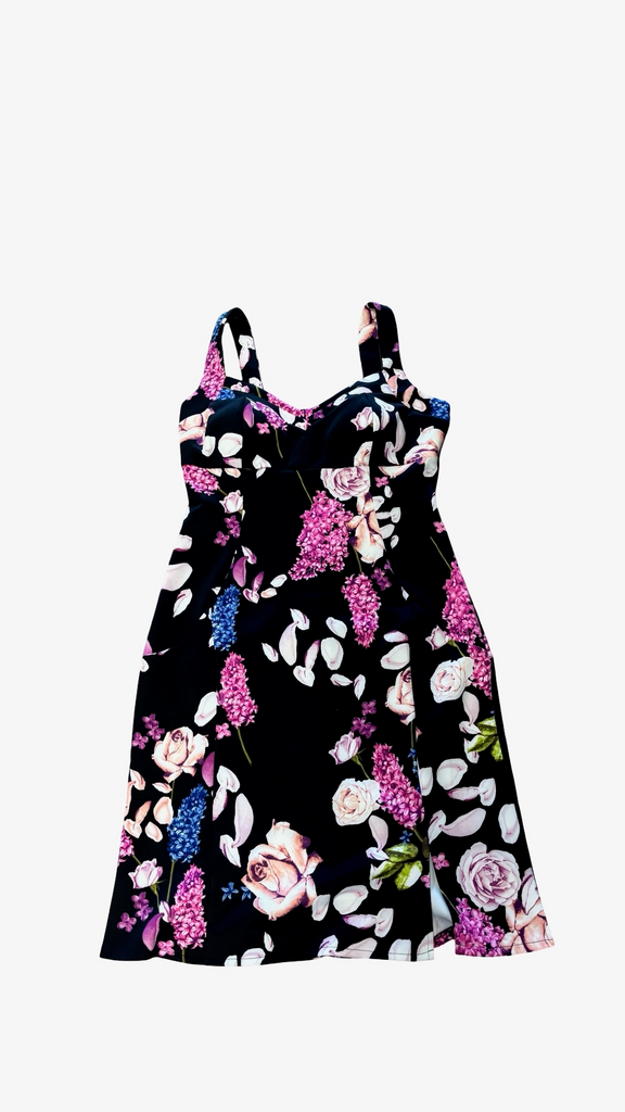 Size 10 EN FOCUS Studio Floral Print Summer Dress