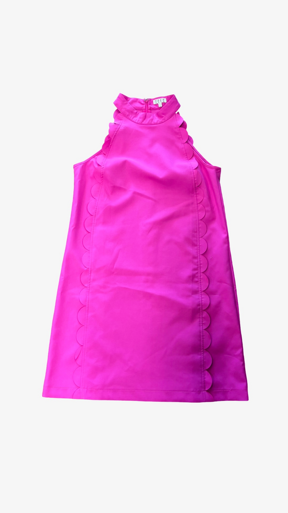 Medium TCEC Pink Scalloped Dress