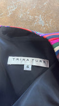 Size 6 Trina Turk Colorful Pattern Dress
