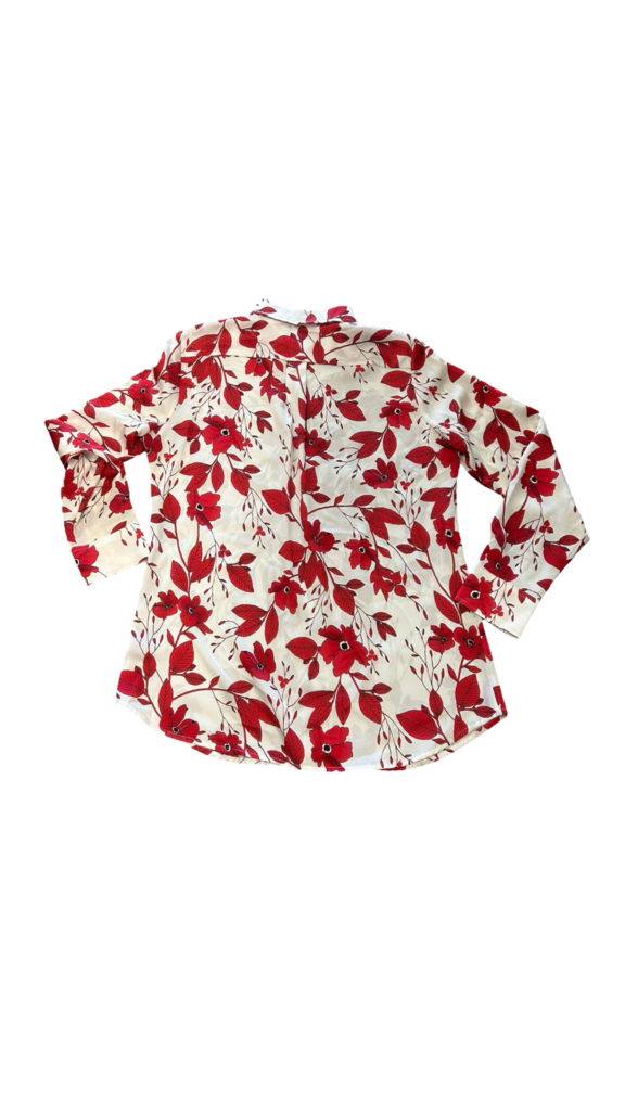 Medium Banana Republic Dillon Shirt Red Floral