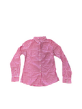 Size 10 Banana Republic Pink Gingham Button-Up Shirt