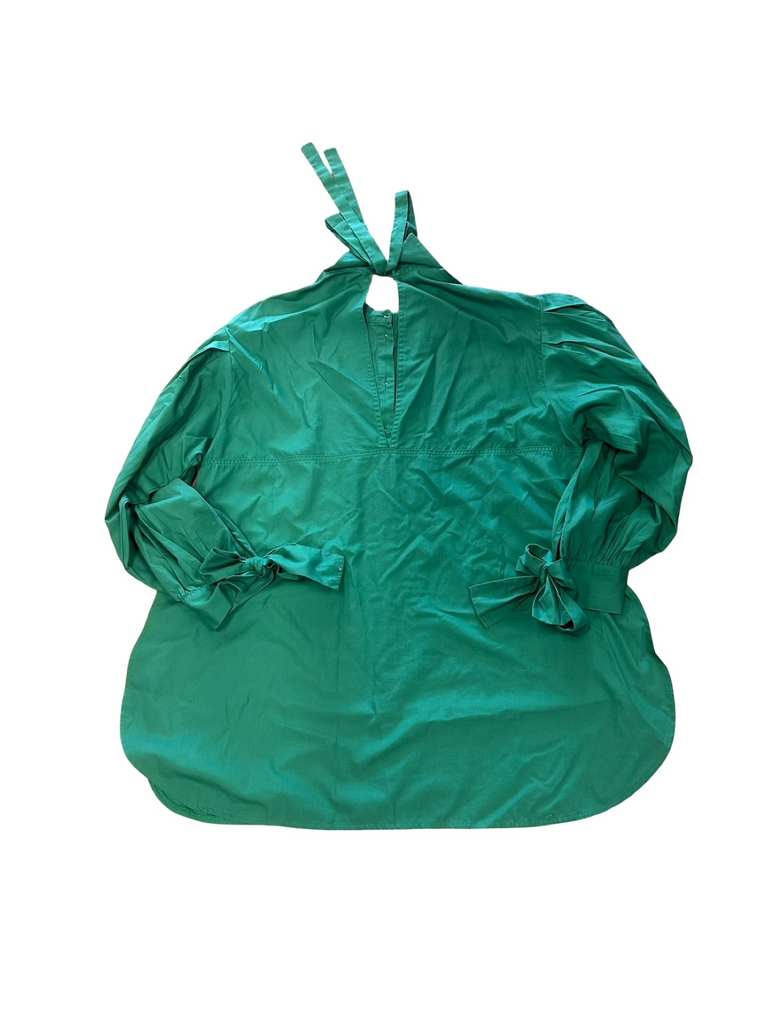 Size 8 Topshop Womens Green Button-Up Shirt