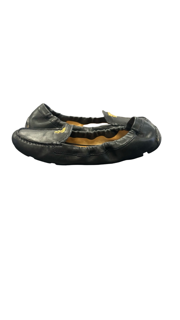 Size 38 Prada Black Leather Flats