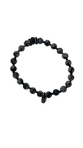 Black Beaded Bracelet