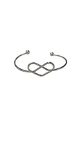 Infinity Heart Symbol Cuff Bracelet