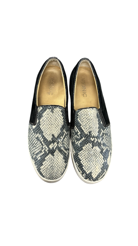 Size 7.5 Vionic Snake Print Slip-On Sneakers