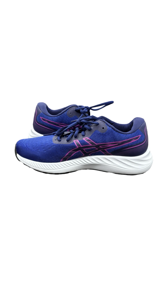 Size 8.5 ASICS Running Shoes Blue and Pink