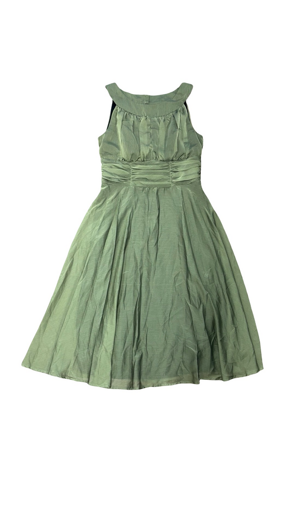 Size 10 Connected Apparel Green Dress