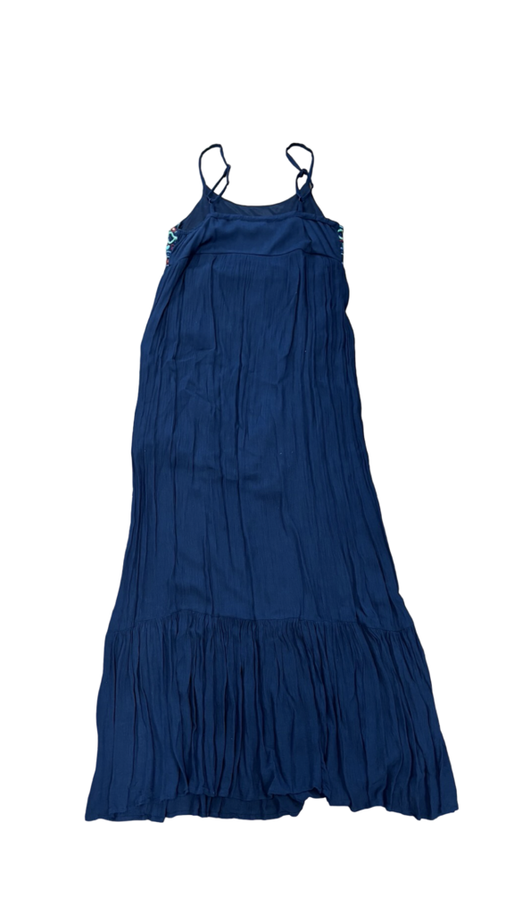 Medium Romeo + Juliet Couture Navy Blue Maxi Dress with Embroidery