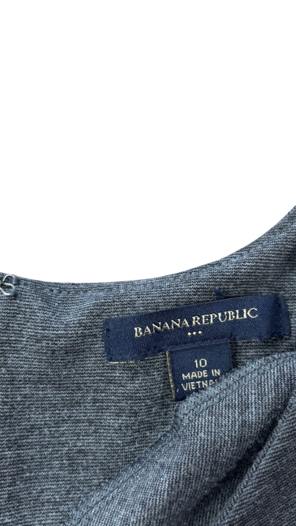 Size 10 Banana Republic Women's Gray Dress