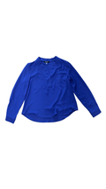 Medium Nine West Blue Long Sleeve Blouse