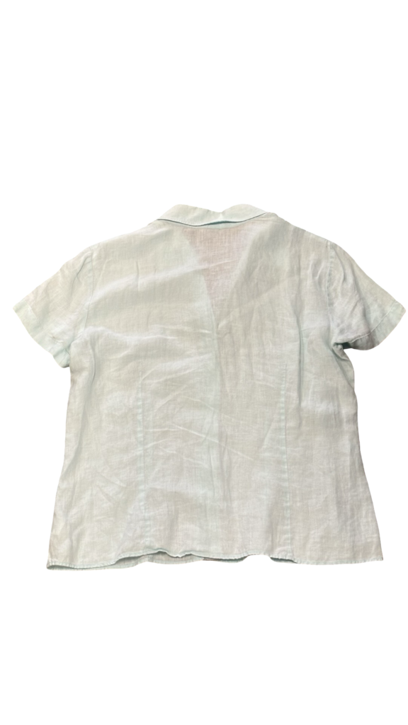 Size 12 Lands' End Light Blue Short Sleeve Shirt