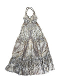 Size S- Camilla Women's Halter Maxi Dress in Animal Print