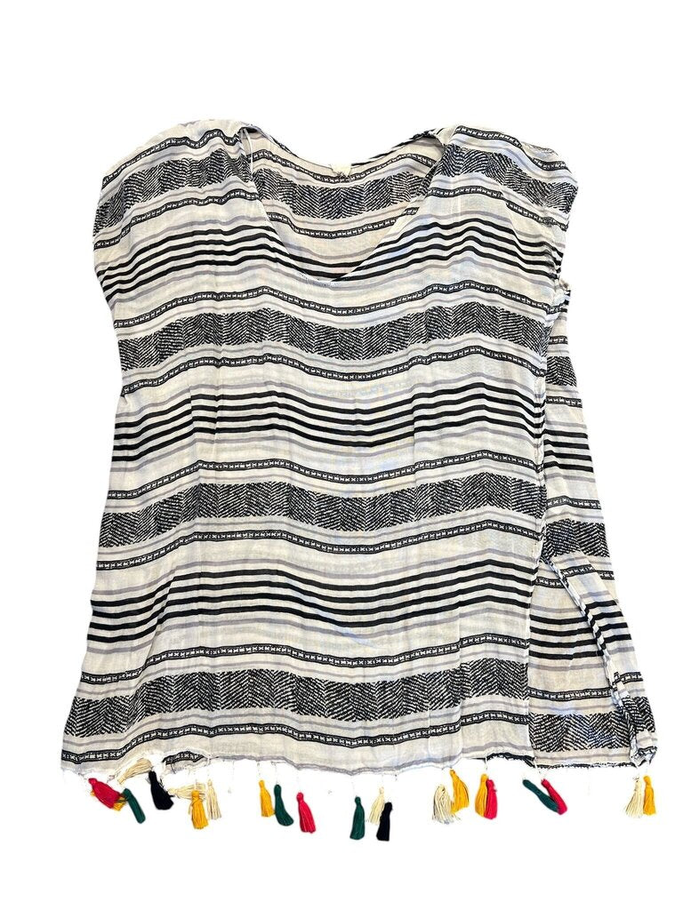 Medium Surf Gypsy Striped cover up with Tassels