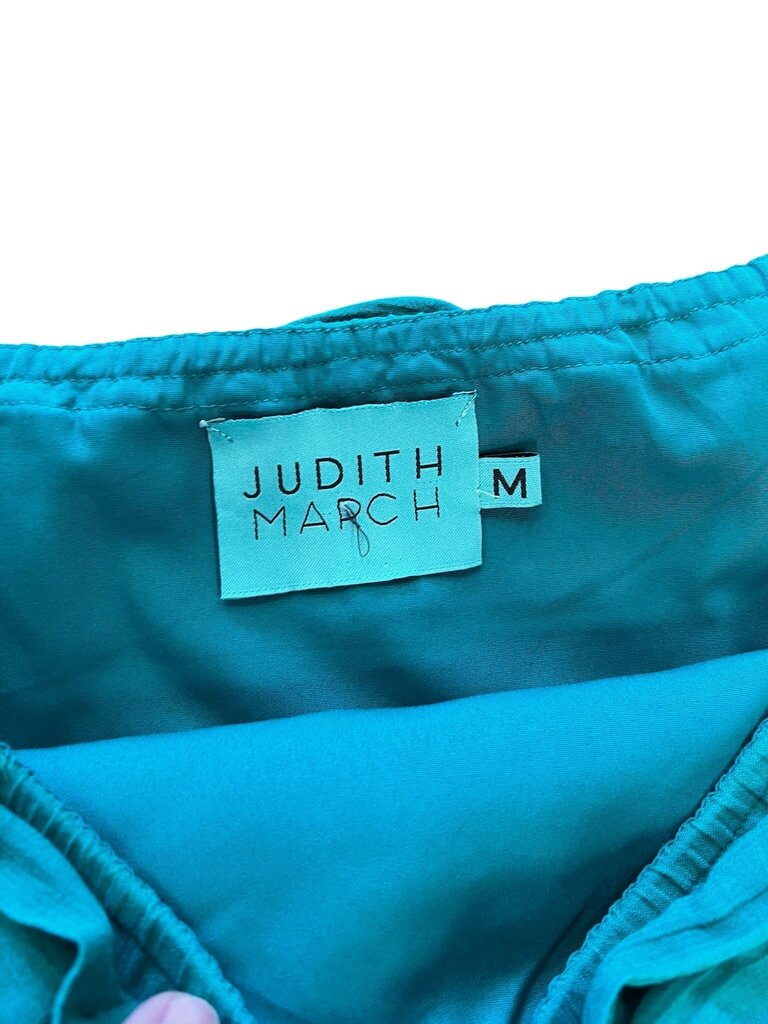 Size M- Judith March Strapless Dress with Colorful Embroidery