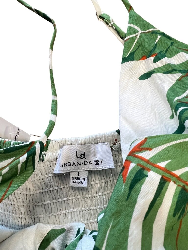 Large Urban Daizy Tropical Print Summer Dress