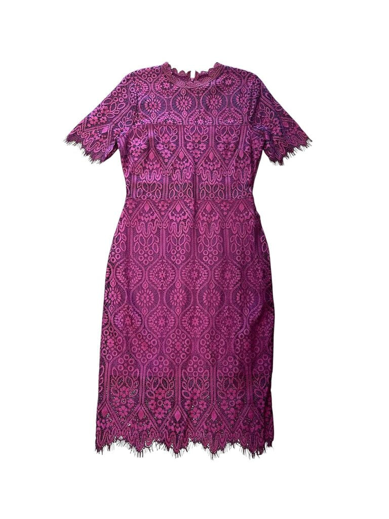 Large SHEIN Women's Lace A-line Dress in Purple