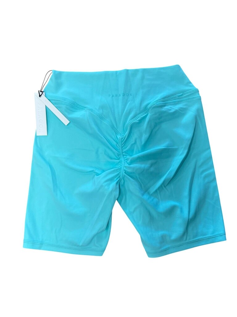 Large Paragon Women's Aqua Blue Stretch Shorts
