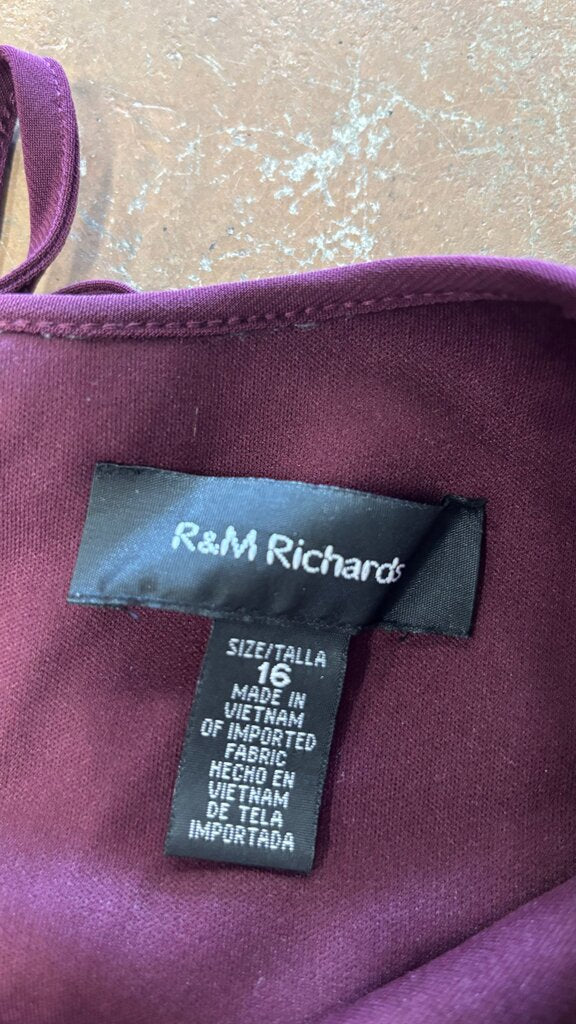 Size 16 R&M Richards Purple Dress