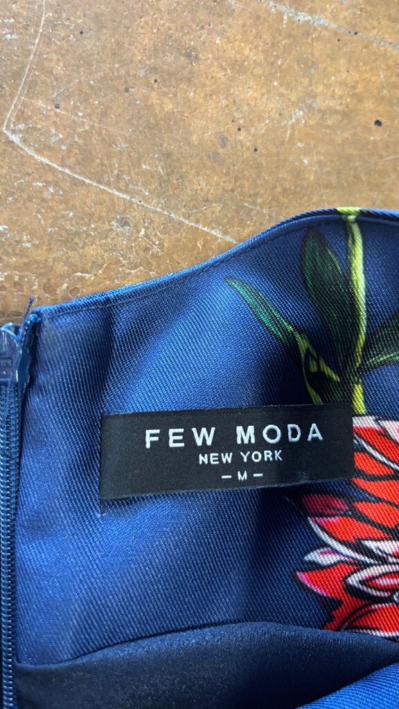 Medium Few Moda Floral Print A-Line Dress