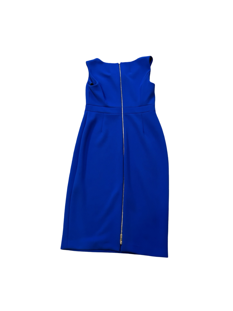 Size 8 Calvin Klein Blue Sleeveless Dress