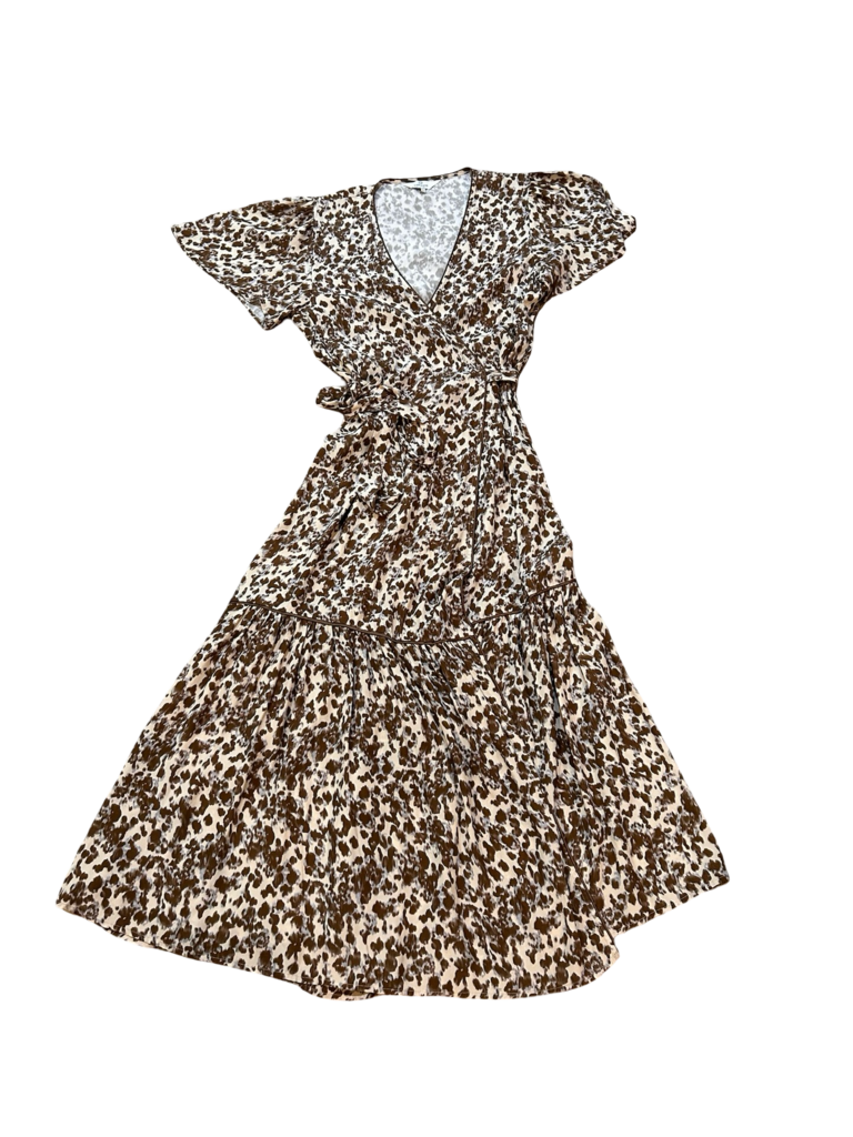 Large LaRoque Flutter Sleeve Maxi Dress